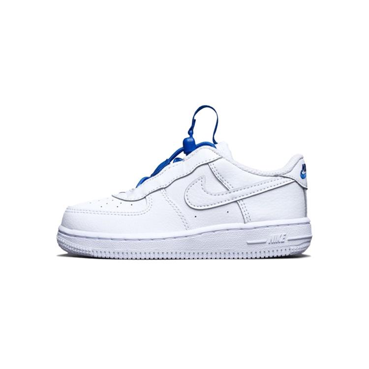 (TD) Nike Force 1 Toggle White Hyper Royal Baby CU5289-100 EU 22