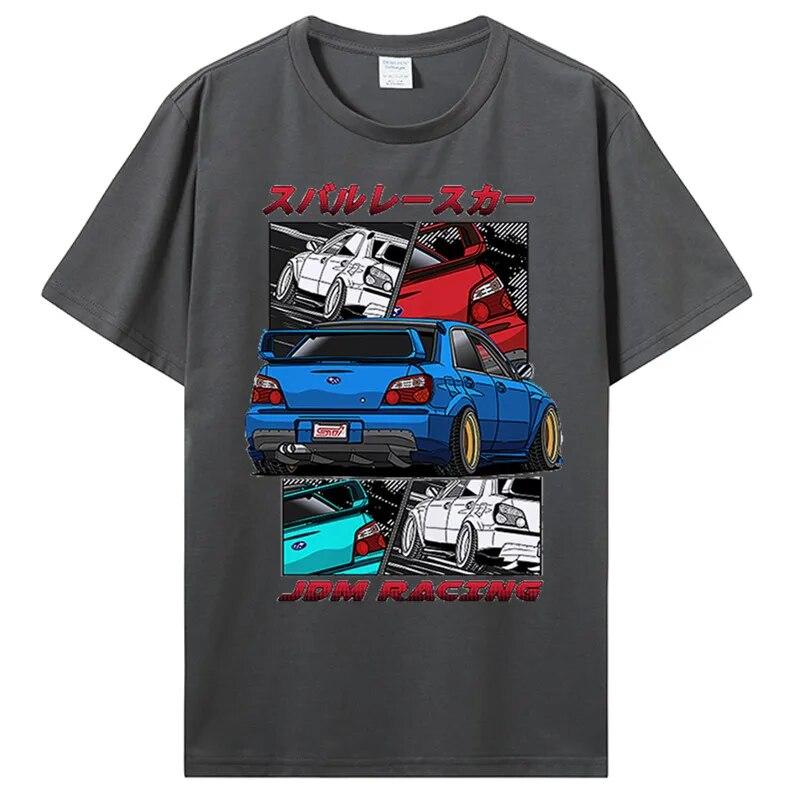 Classic Initial D T Shirt Unisex O-neck Cotton T-Shirt Unisex Hip Hop GTR Vaporwave JDM Car Tshirt Casual Daily Tee Streetwear