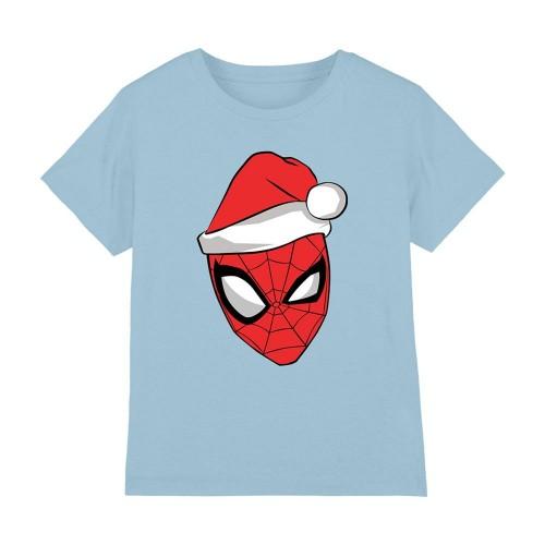 Spider-Man Childrens/Kids Santa Hat Christmas T-Shirt