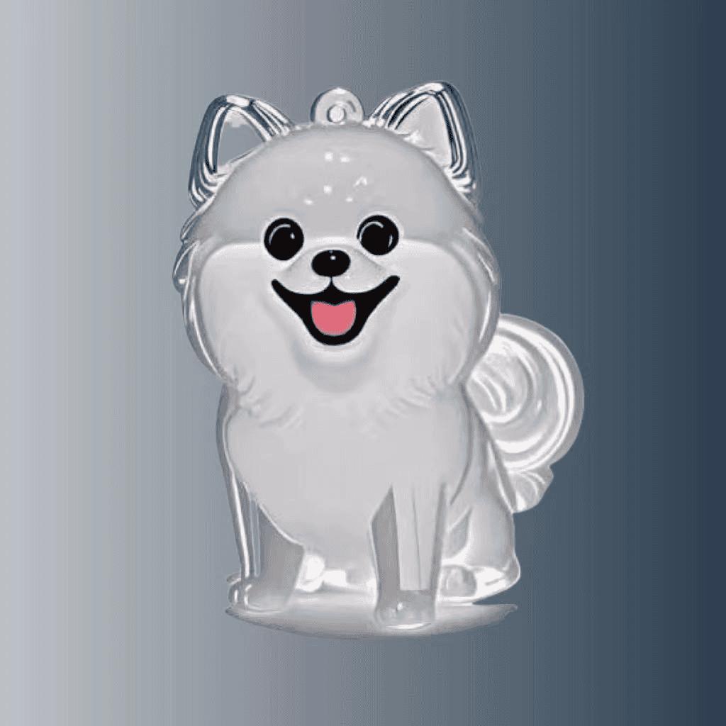 

Transparent Dog Hair Storage Box Memorial Hair Capsule Keychain Bag Pendant Collectible Toy Figure Pet Hair Keepsake Ornament