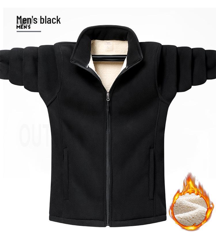 Neue Herbst/Winter Fleecejacke: Kuschelig, Locker geschnitten für Paare, Outdoor-verdickt, Herren-Sweatshirt