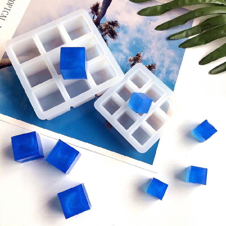 Cube Decoration Mold Resin Large Beauty Mold for Pendant Jewelry Making