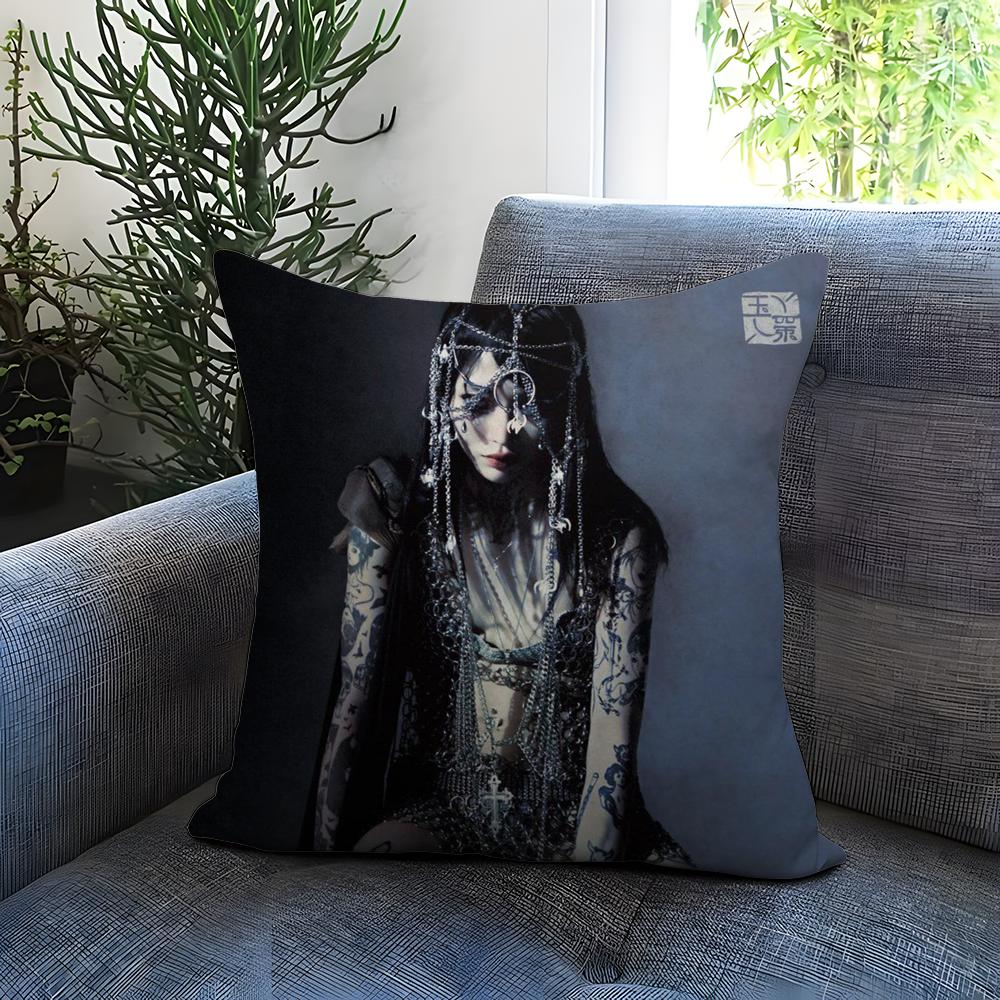 Y-Yeule Evangelisches Mädchen Kissenbezug Bequemer Wende-Kissenbezug Ideal für Auto Sofa Schlafzimmer & Darüber Hinaus