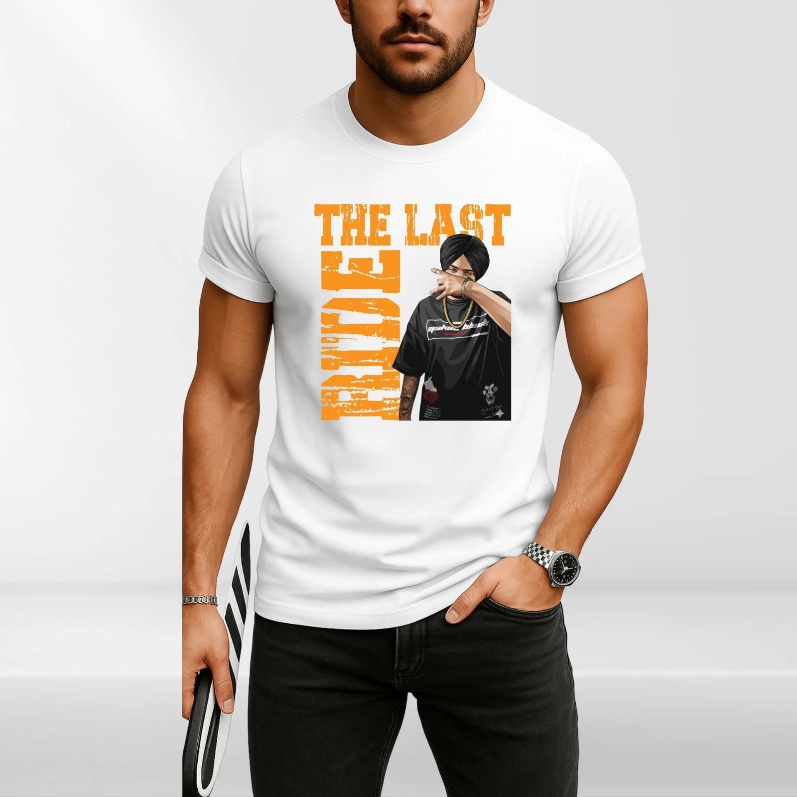 Sidhu Moosewala T-Shirt Punjabi Rapper Singer The Last Ride mens Womens Tshirt XXL