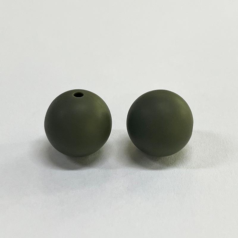 15mm Macaron Silicone Round Beads for Baby DIY Pacifier Chains