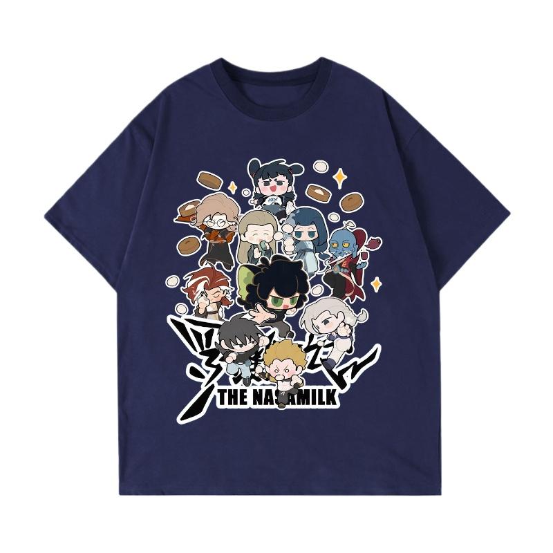 

MINISO Little Black s Chronicles Family Photo T-Shirt Movie Merchandise Anime 4XL