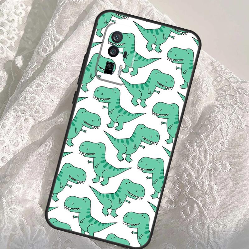 Cartoon Dinosaur Case For Xiaomi 14T 11T 12T 13T Pro 13 14 Ultra POCO X6 Pro M6 X3 X5 M5s F3 F5 F6 Cover