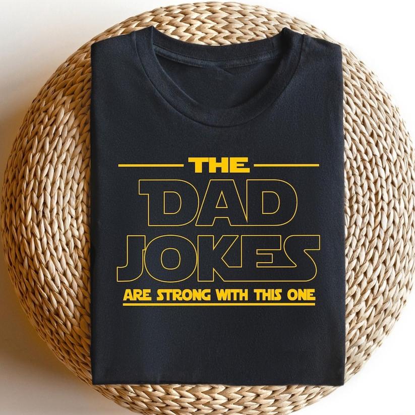 Retro Comfort The Dad Jokes Tshirt Fathers Day Shirt Funny Daddy Tees Papa Birthday Gift Cool Dad Crewneck Unisex Tshirts