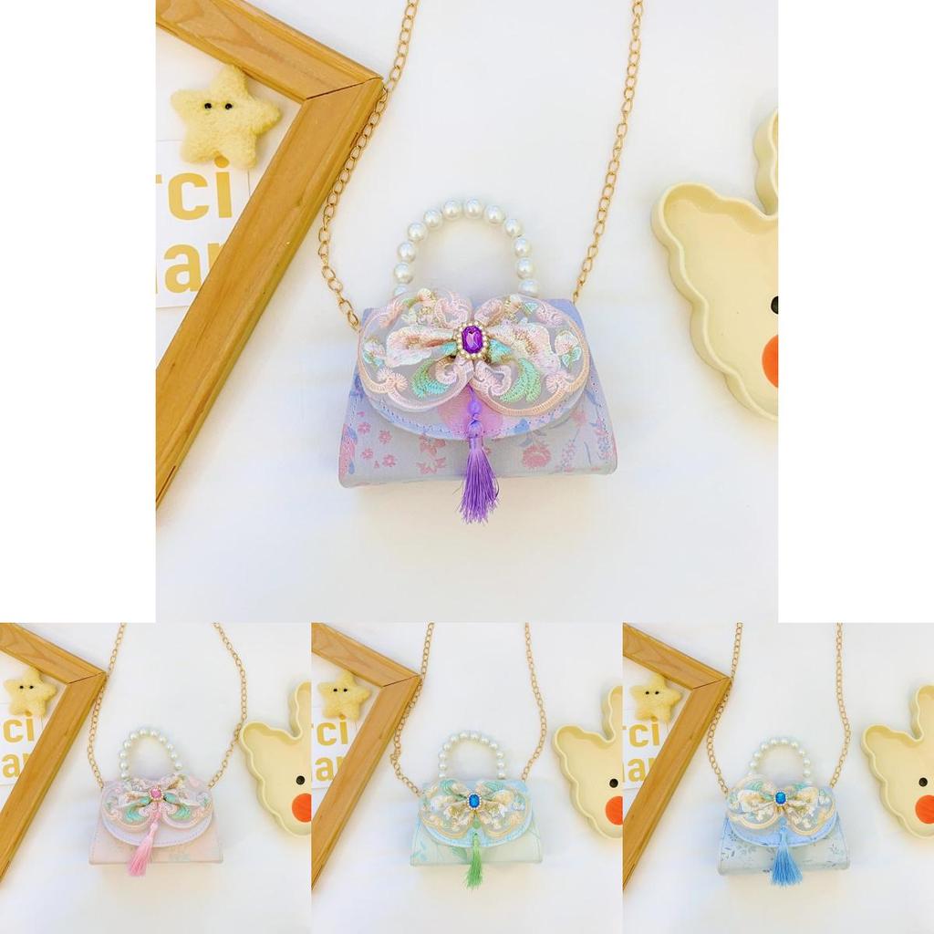 Frozen Kids Shoulder Bag With Bow And Tassel For Daily Outfits Characters Included)**