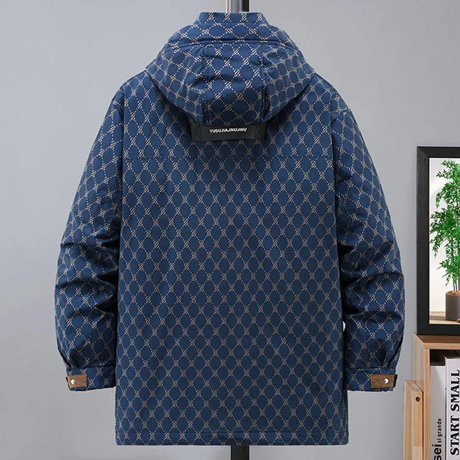 Zimní nepromokavé parky Pánské tlusté bundy Kabát 10XL 11XL Nadměrná velikost Móda Běžné Cargo Parky Pánské Zimní kabát Velká velikost 11XL