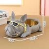 Light Luxury French Bulldog Resin Decor