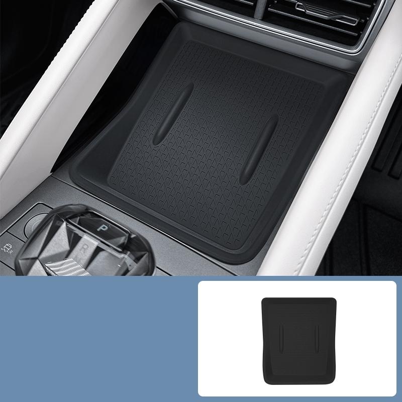For BYD Yuan Pro Yuan UP EV 2024 Car Silicone Wireless Charging Anti-slip Mat Center Control Cup Slot Box Auto Accessories