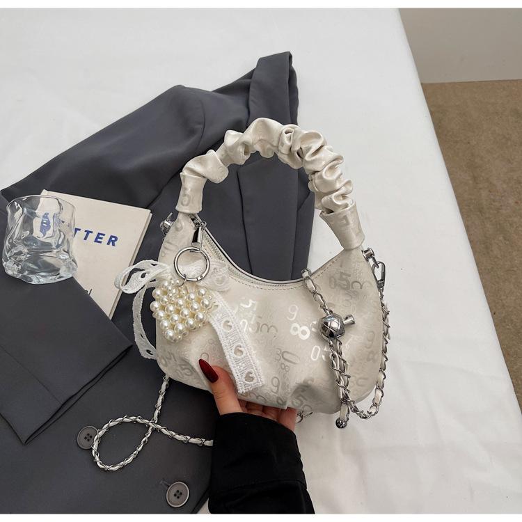 Women's bag 2025 new shoulder messenger dumpling bag Internet celebrity Korean version handbag foreign style high sense messenger bag