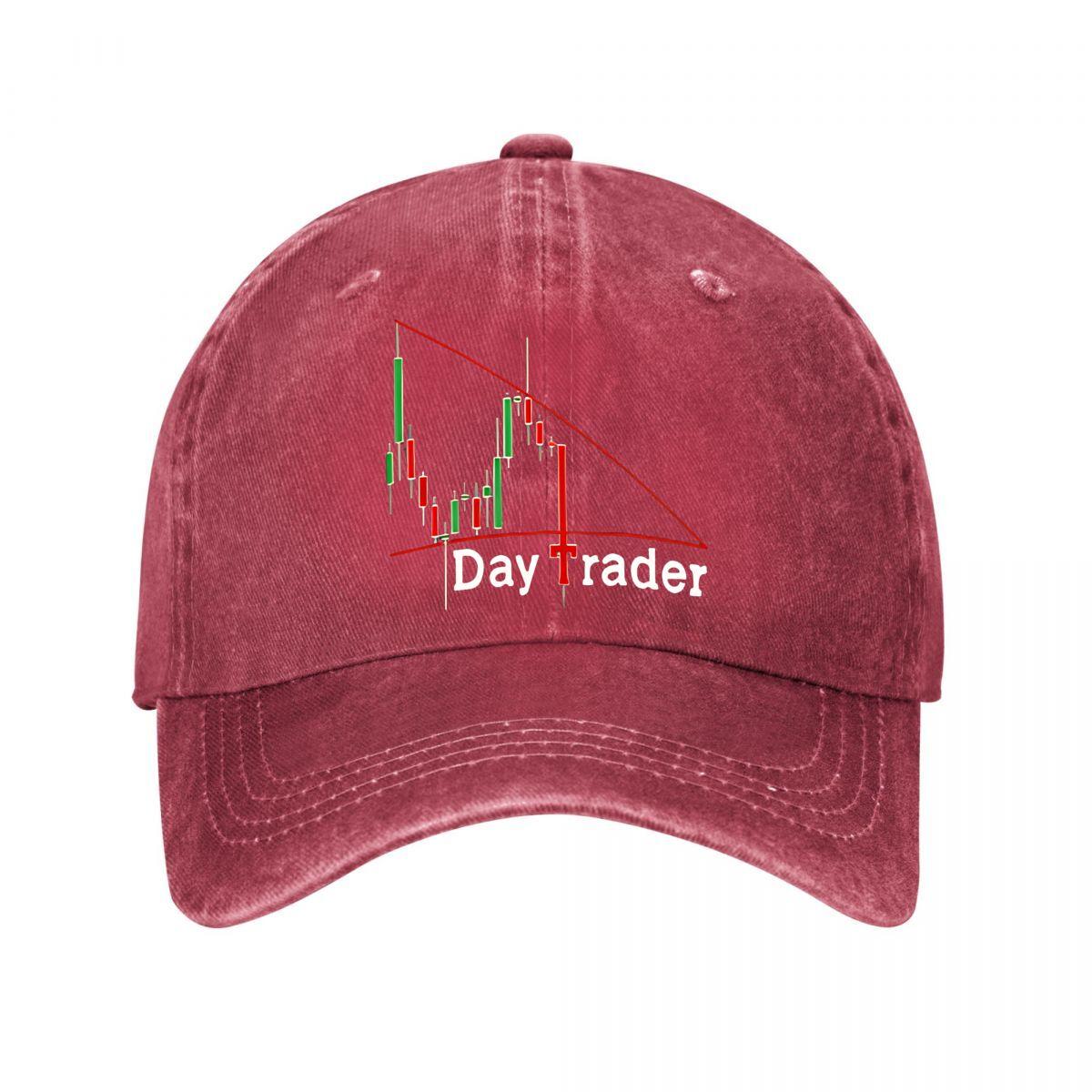 Day Trader Stock Chart New Vintage Washed Cotton Baseball Cap Parent Kids Sun Hats Adjustable