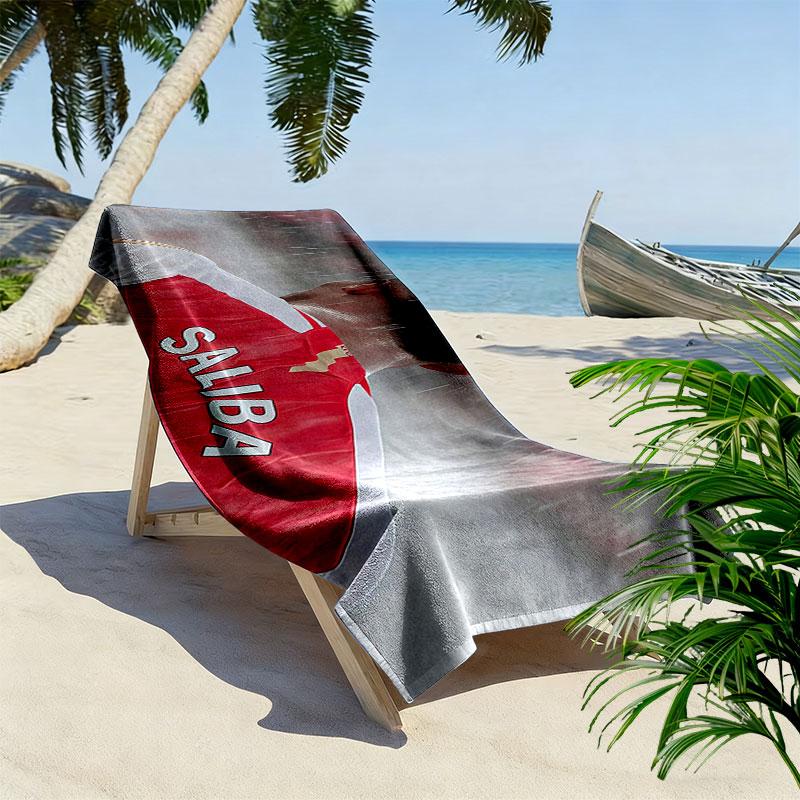 Saliba Print Beach Towel, Large Soft Quick Dry Towel for Beach Camping Swimming
