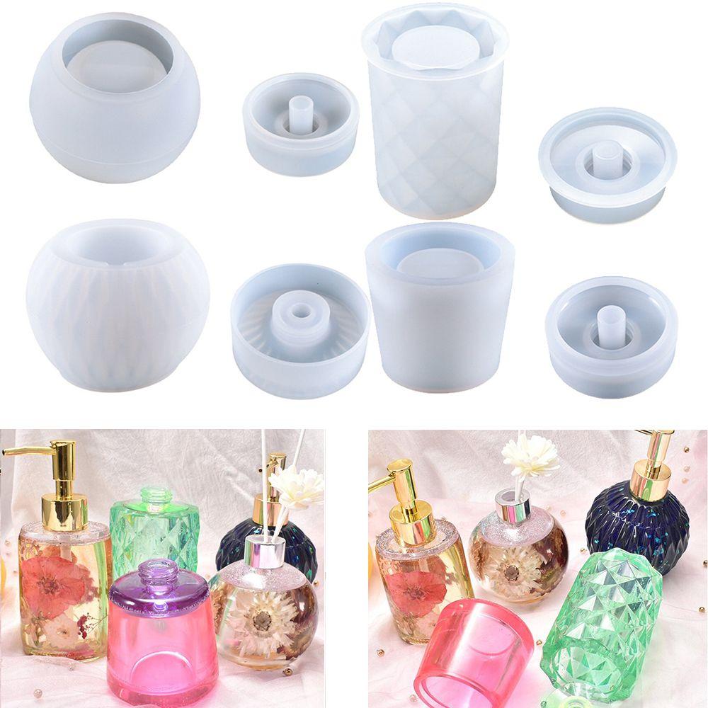 

Инструмент для литья эпоксидной смолы, силиконовые формы для флаконов духов, форма для смолы, разделенный контейнер для хранения косметики