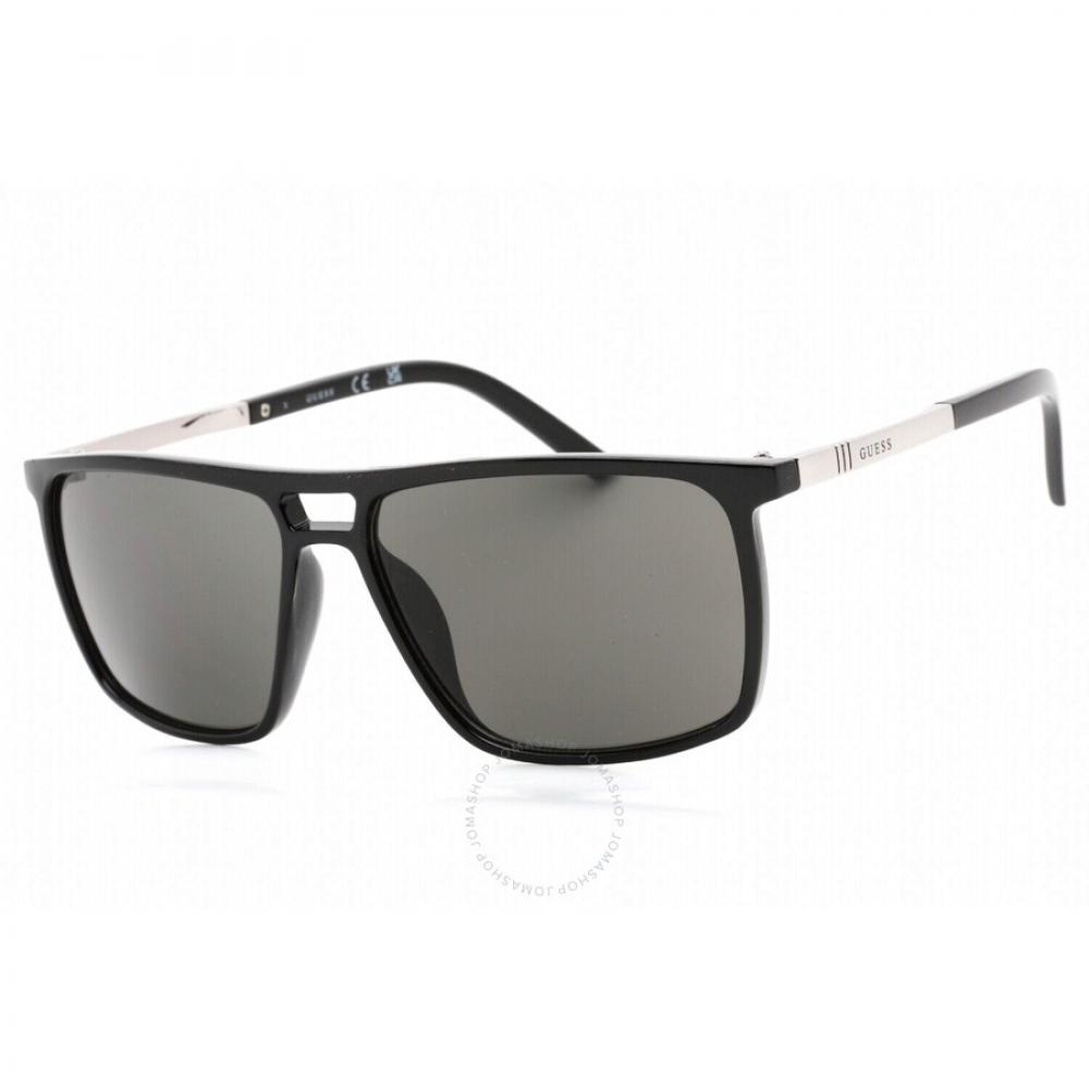 

Guess Factory дымчатые прямоугольные мужские солнцезащитные очки GF0236 01A 59
