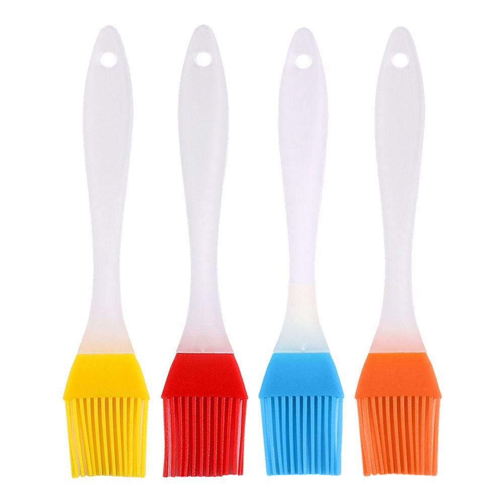 4pcs Kitchen Gadget Basting Brush Silicone Baking Brush Reusable Cooking Brush Baking