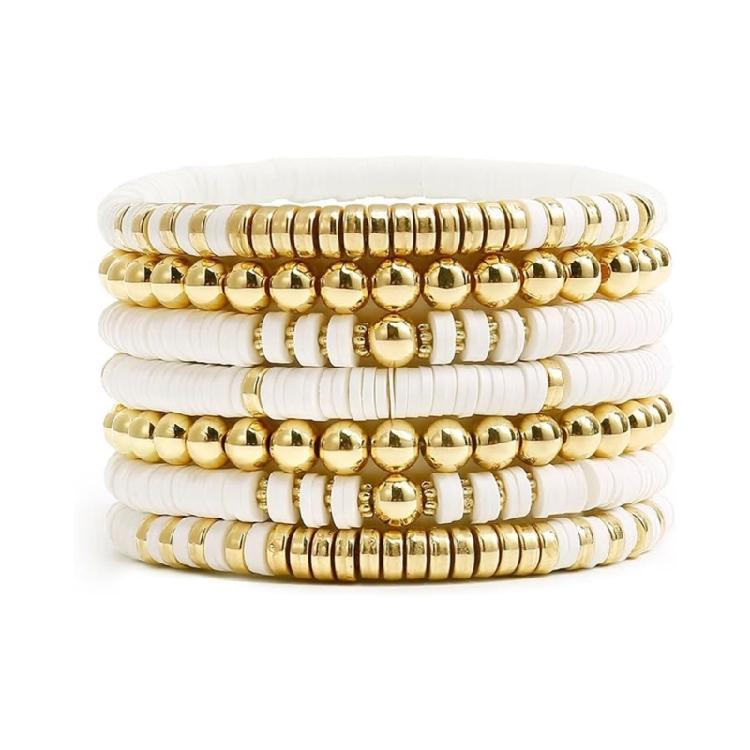 Colorful Bracelet Elastic Rope Beaded Bracelet Featuring Colorful Beads Present for Fashion Beach and Travel Enthusiasts