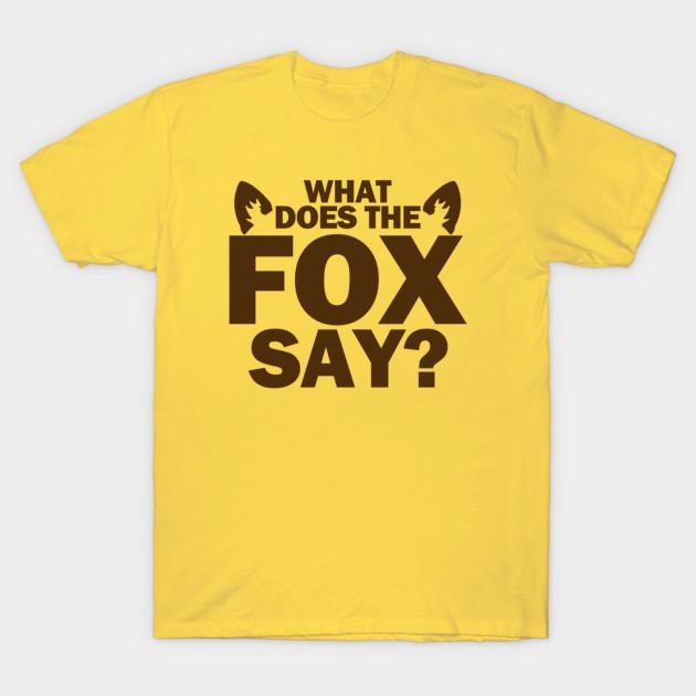 Unisex Fashion TShirt What Does The Fox Say Print TShirt Plus Size S-5XL T-Shirt 100%Cotton Tops O Neck Short Sleeve Tees