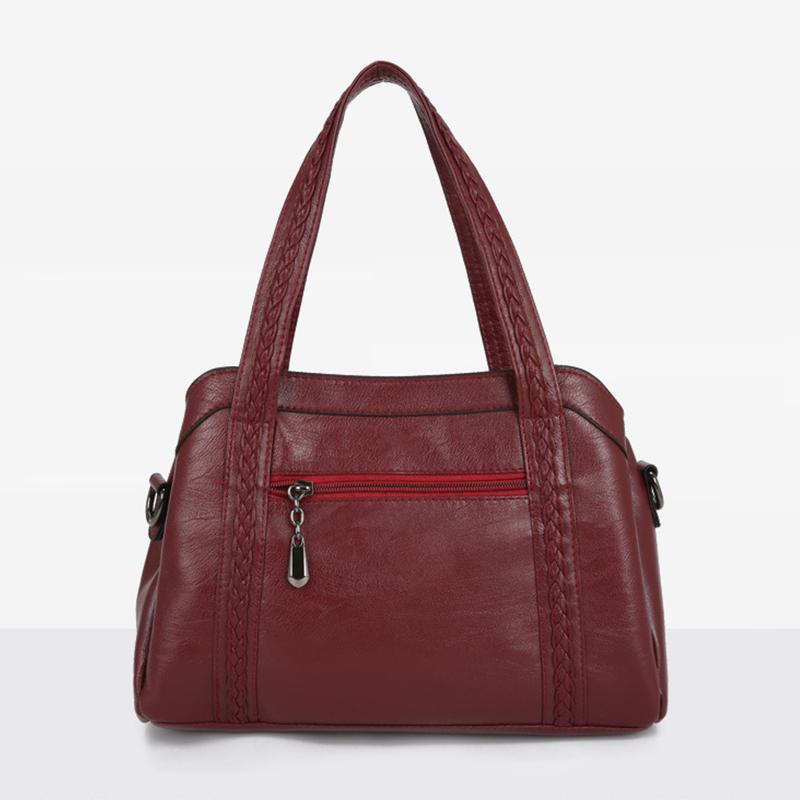 Yogodlns Puha PU bőr Luxus kézitáskák Női Táskák Tervező Női Minőségi Bojt Crossbody Táskák Shopper Tote