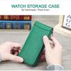 Vintage Leather Watch Box With Card Slot Single Slot Watch Case Wrist Watch Boxes  Travel Storage