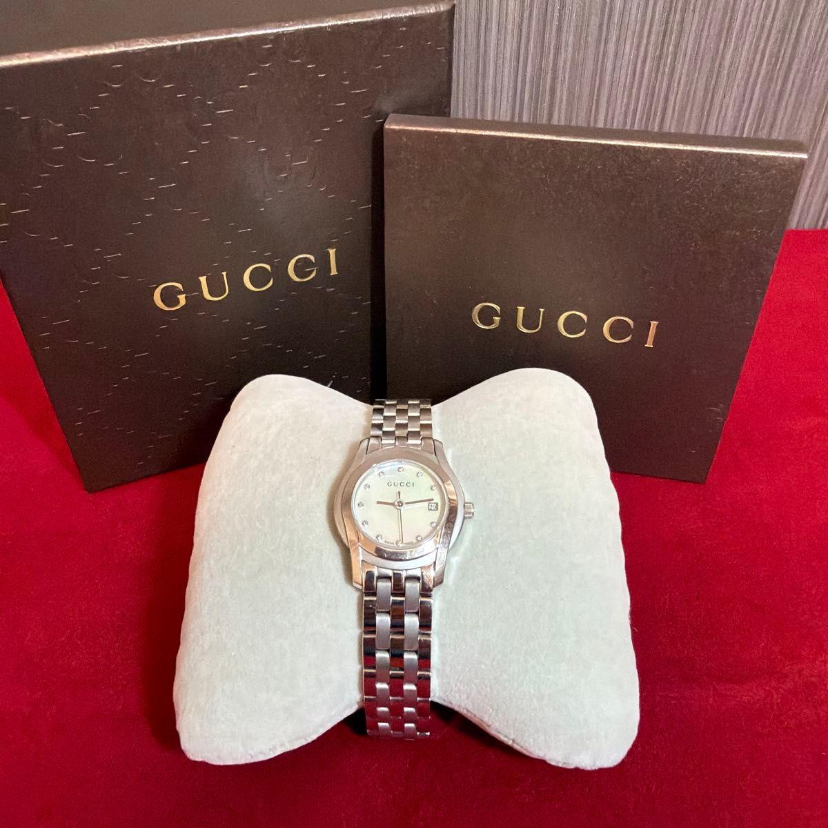 Used Final price reduction! GUCCI Gucci Women s Watch 5500L Date Silver Dial Quartz Watch Silver 5505L