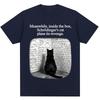 Schrodinger Cat Funny Physics Science Graphic T Shirts Unisex Unisex Vintage Fashion Short Sleeve Oversized Cotton Casual TShirts