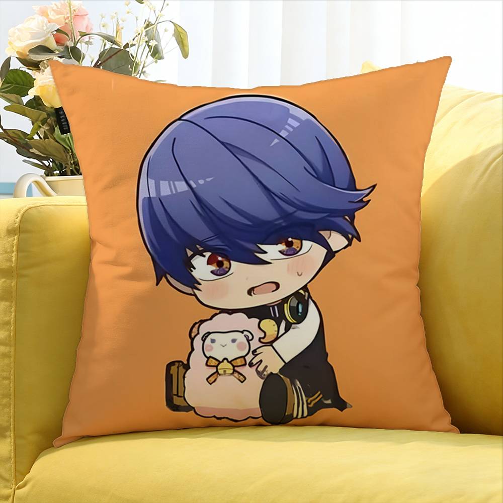 CUTE Game O-Obey Me World Various Sizes Square Pillow Case For Car Home Bedchamber Decor