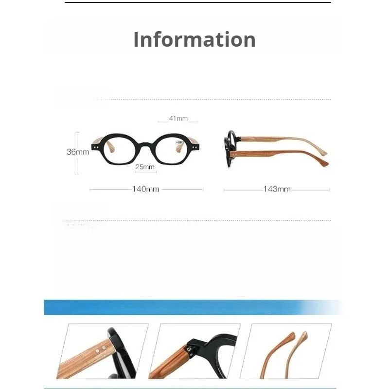Retro Runde Fassung Ultraleichte Alterssichtigkeit Brille Für Männer Und Frauen Neue Mode High-Definition Anti-Blaulicht Lesebrille