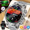 SACOSDING New 800mAh Smart Watch Men Sports Fitness LED Flashlight Watches IP68 Waterproof Bluetooth Call Smartwatch For Android IOS