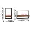 2Pcs Wooden Wall Shelf Set Simple Modern Wooden Wall Mounted Shelf Living Room Decoration Wall Mounted Shelf Installation Free