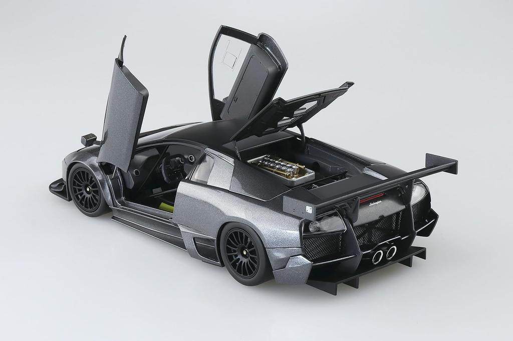 Aoshima Bunka Kyozai The Supercar 17 Lamborghini Murcielago Plastic Plastic Model (AOSHIMA) No. 1/24 '10 R-SV Pre-Colored