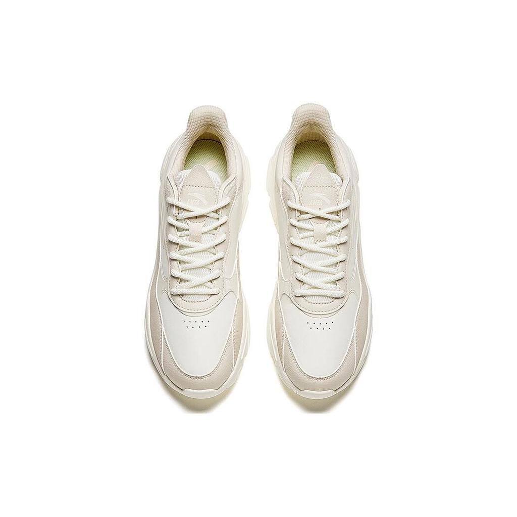 New Anta Little Millennium Abrasion Resistant Slip Resistant Low Top Casual Shoes Men's Gray White 912348826-7