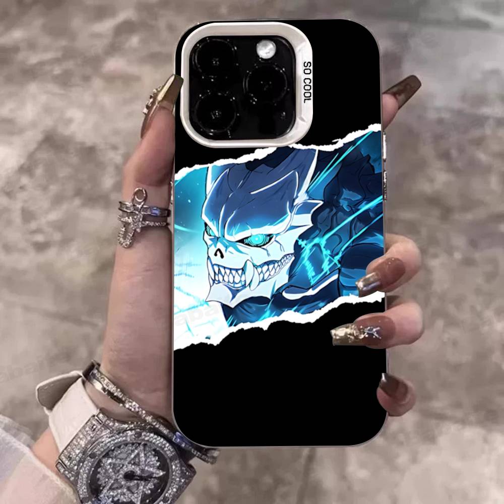 Japan Classic Comics K-Kaiju No8 Anime Colorful Phone Case For IPhone 17 16 15 14 13 12 11 Pro Max Plus Matte Cover