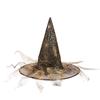 Light-Up Spiderweb Witch Hat Halloween Decoration