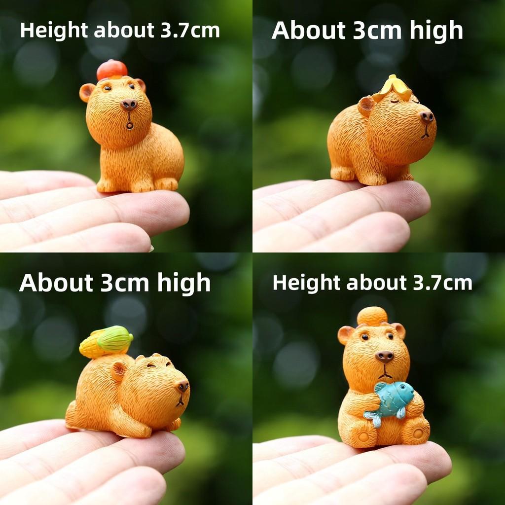 Capybara Resin Toy Figurine With Interactive Features For Visual Development And Parentchild Interaction