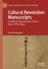 Libro Cultural Revolution Manuscripts : Unofficial Entertainment Fiction from 1970s China
