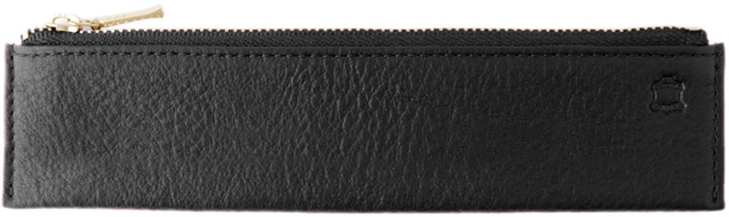 OSL Leather Mini Flat Pen Slip-On Case, Black, OSL-1601