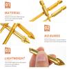 7 pcs Tile Drill Bits Ceramic Triangle Cemented Carbide Drilling Bits Wear Resistant Corrosion Proof For Glass Concrete Wood