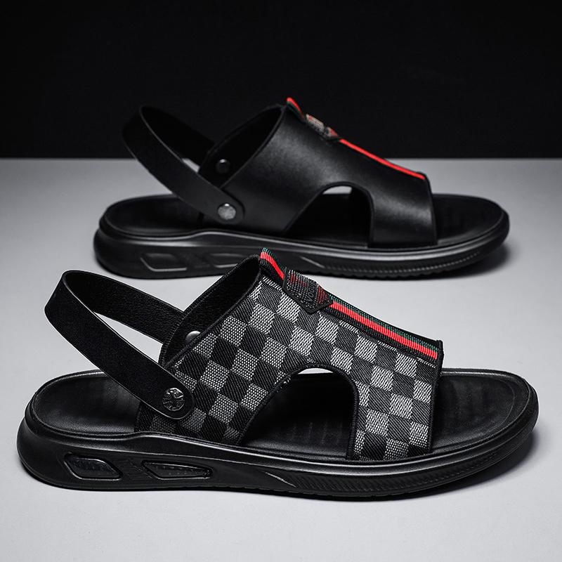 Sandals in large size summer beach shoes, cool slippers wear-resistant and non slip, casual and fashionable air cushioned shoes