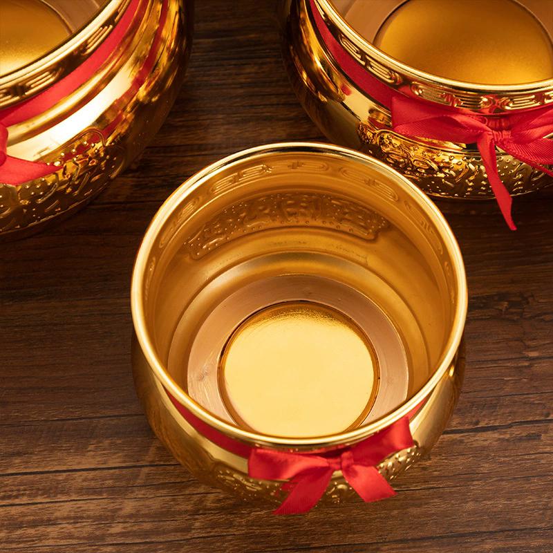 Iron Alloy Incense Burner Gold-Plated Chinese Incense Holder Filling Furnace Incense Gold Sand Particle For Bad Spirit Pangsabit