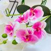 37cm Simulated Artificial Butterfly Orchid Bouquet 3D Fake Flowers  Home Room Decor