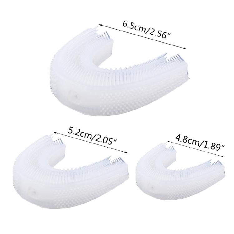 Wodoodporne Silikonowe Główki Szczoteczek do Zębów w Kształcie Litery U do Automatycznej Szczoteczki Elektrycznej