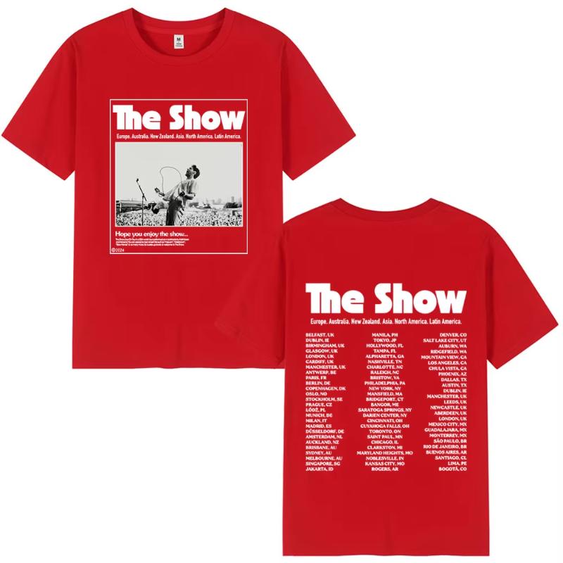 Niall Horan The Show Live on Tour 2024 T Shirt Fashion Hip Hop Oversized Short Sleeve Tshirts Unisex Women Harajuku Casual Tshirt