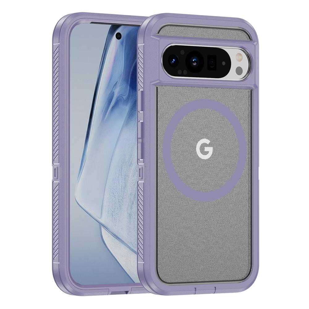 Magsafe Hybrid Heavy Duty Armor for Magsafe Case Google Pixel 9 8 Pro 8A Otter Case Box Business Wireless Charging Magnetic Matte Cover