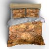 Vintage Clock Pattern Set Soft Comfortable Duvet Cover Bedding Set Included 1*Duvet Cover & 2*Pillowcases, Gift