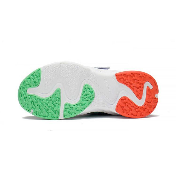 Disney X Li Ning Comfortable Versatile Non-Slip Shock Absorbing Durable Lightweight Kids Casual Shoes Kids Casual Shoes White Purple Green YKNS122-1