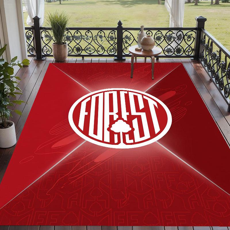 Soft Floor Carpet Nottingham Forest Pattern Area Rug Decorative Mat For Home Room Decoration