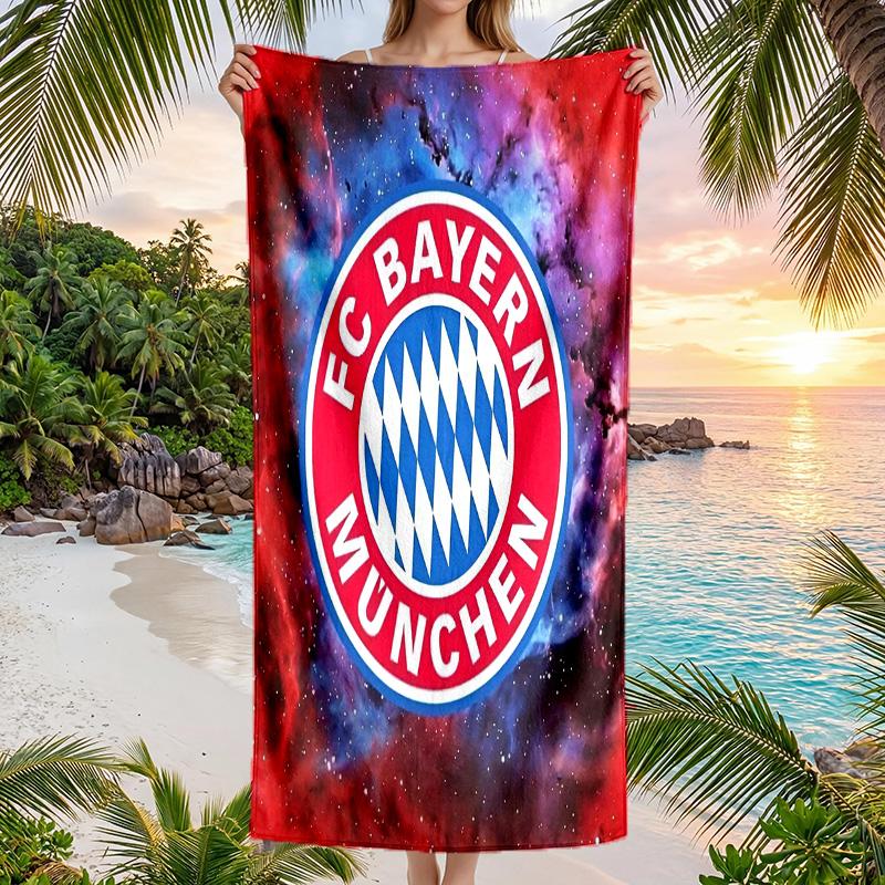 Asciugamano da Spiaggia Bayern Monaco Morbido Microfibra Asciugamano Estivo Asciugatura Rapida Assorbente per Spiaggia Piscina Viaggio